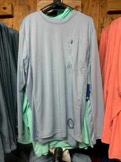 HUK Icon X Pocket Long Sleave Shirt - ARC Trad Logo - Clearance 4