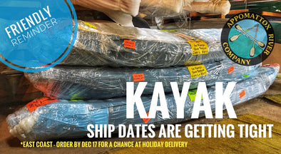 Holiday Kayak Shipping Window