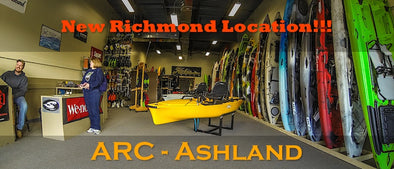 Hey Richmond! Shop kayaks, canoes and SUPs in Ashland, Va!