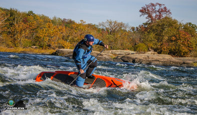 PaddleVa to RVA, PaddleBoard Action on the James River