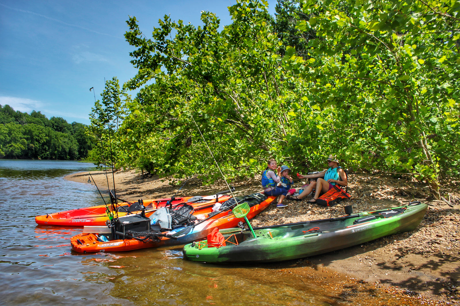 Kayaking and Camping with Kids is Fun