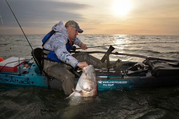 Trophies, FeelFree Crate, Big Red Drum, Kayak Fly Fishing and Kayak Kevin