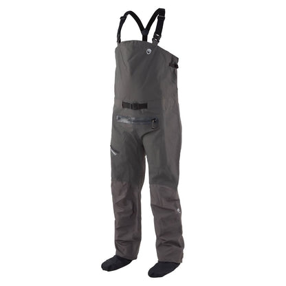 NRS Sidewinder Dry Bibs Gunmetal Small - Closeout