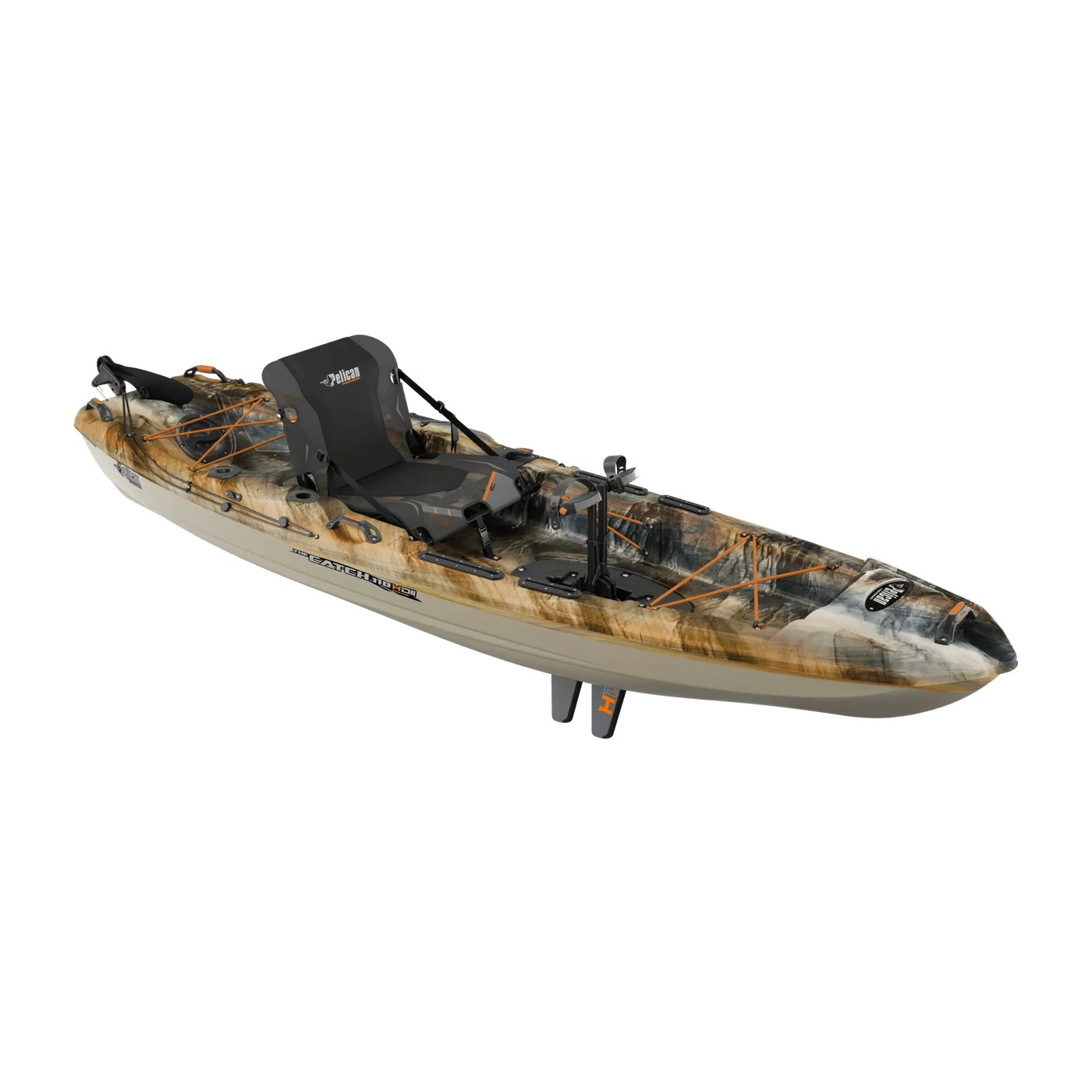 Pelican Catch 110 HDII Pedal Kayak Camo-Khaki